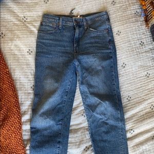 Madewell straight leg jeans